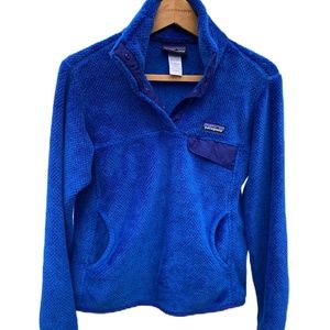 Patagonia Retool Snap-T fleece long sleeve pullover blue Small